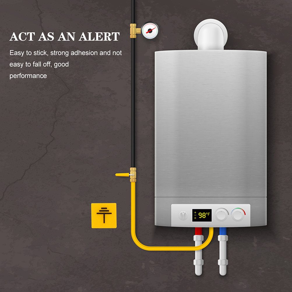 Heavy Equipment Sign - 12Pcs Heavy Duty Grounding Warning Stickers