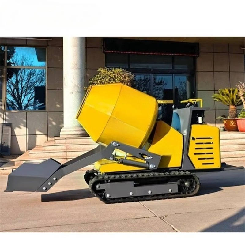 Crawler Self-Loading 0.8 Ton C - огляд і ціна Concrete Mixer Machine