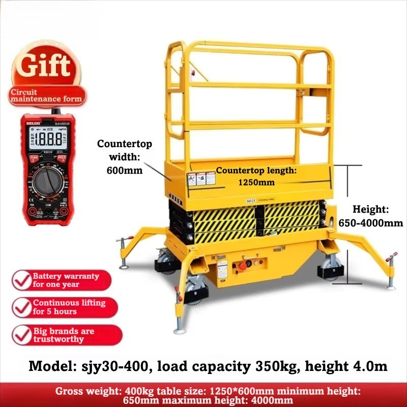 Rise 2m 4m Hydraulic Scissor L - огляд і ціна Scissor Lift Table Hydraulic