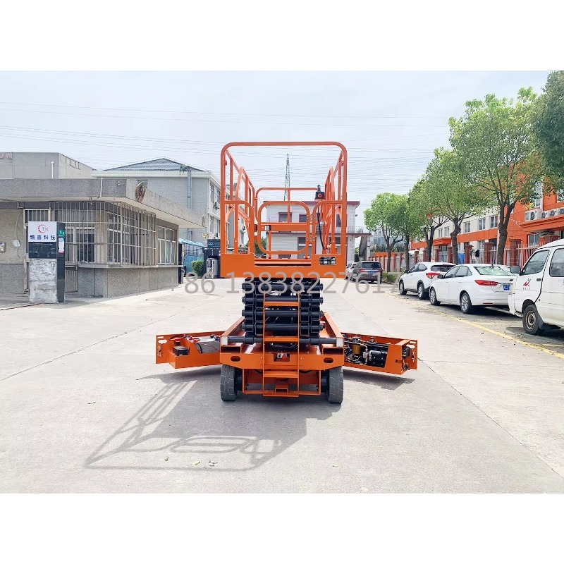 Solid Rubber Tires 8m 10m 12m  - огляд і ціна Scissor Lift Table Hydraulic