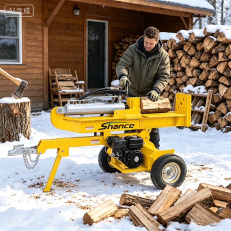 Electric Hydraulic Log Splitte - огляд і ціна Heavy Equipment Processor