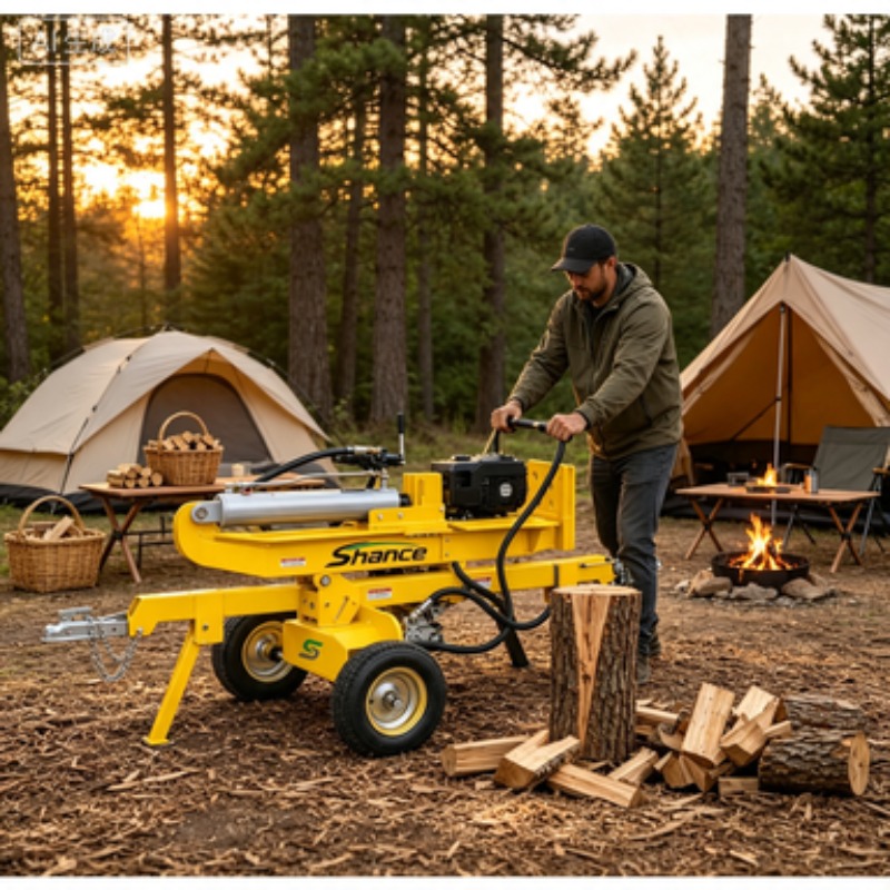 Electric Hydraulic Log Splitte - огляд і ціна Heavy Equipment Processor