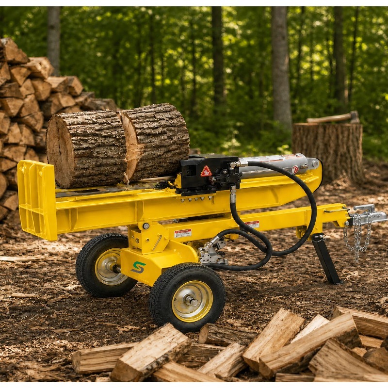 Electric Hydraulic Log Splitte - огляд і ціна Heavy Equipment Processor