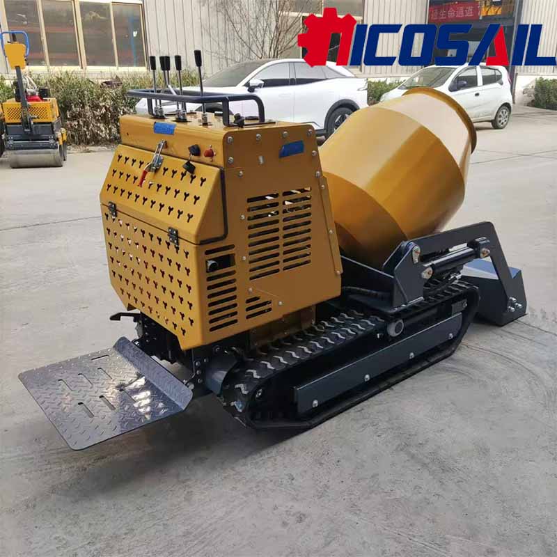 Mini Tracked Mixer Dumper Craw - огляд і ціна Concrete Mixer Machine
