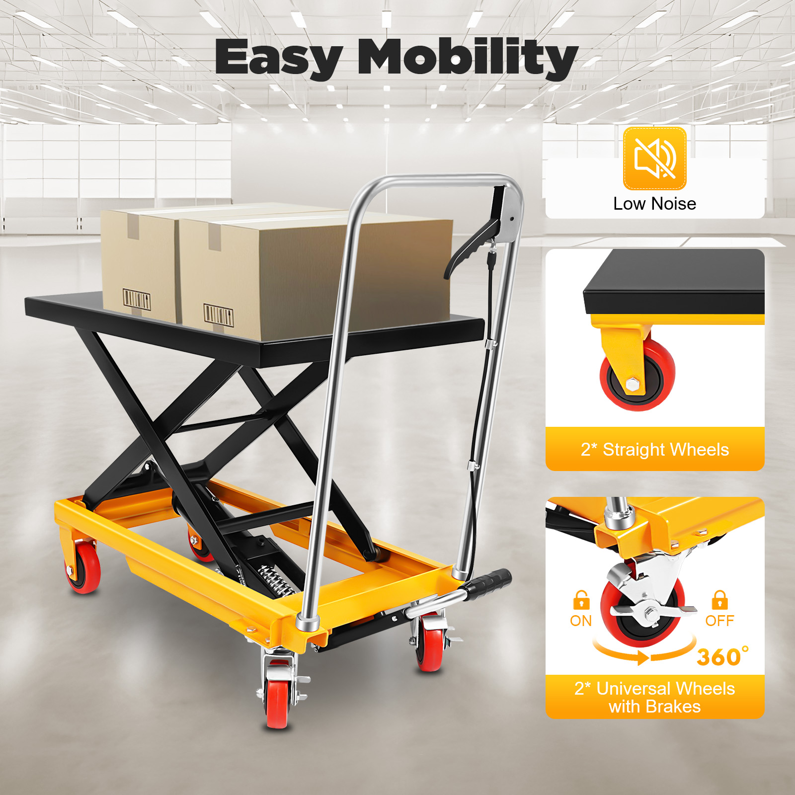 500lbs Hydraulic Scissor Lift  - огляд і ціна Scissor Lift Table Hydraulic