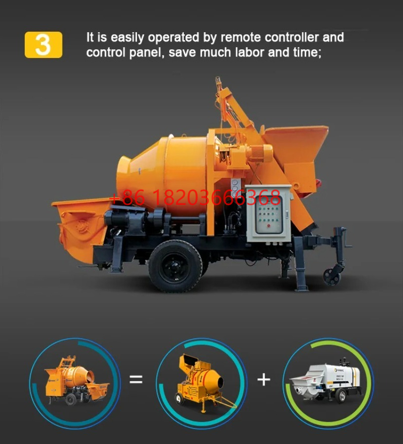 Customized Concrete Pumping Mi - огляд і ціна Concrete Mixer Machine