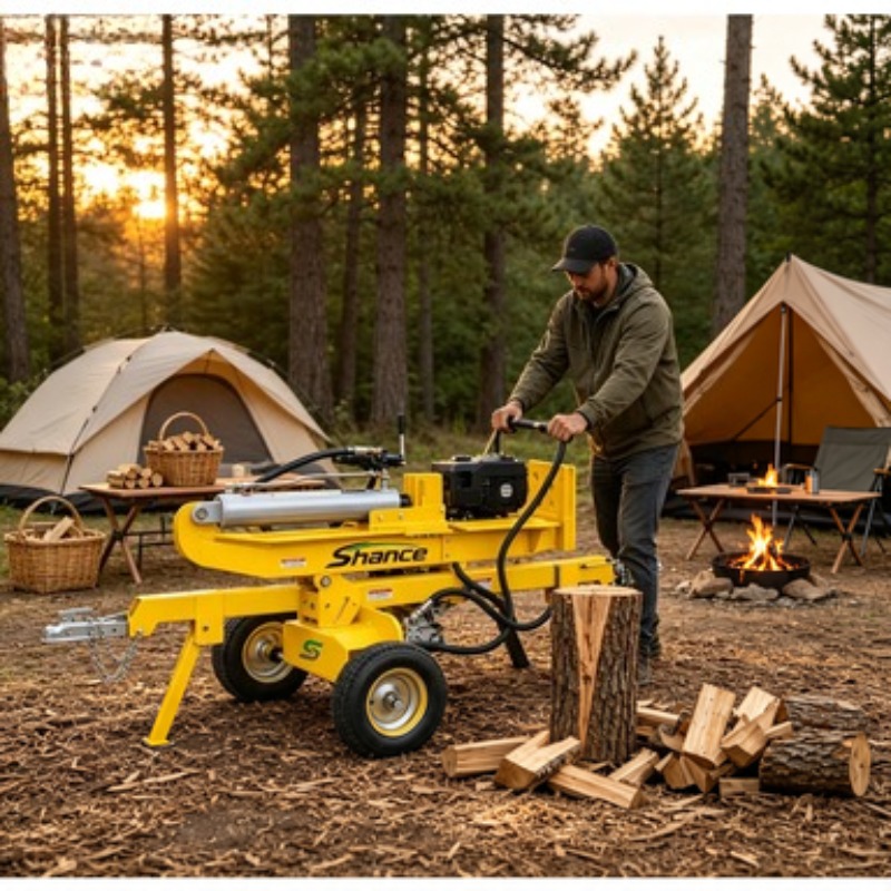 Electric Hydraulic Log Splitte - огляд і ціна Heavy Equipment Processor