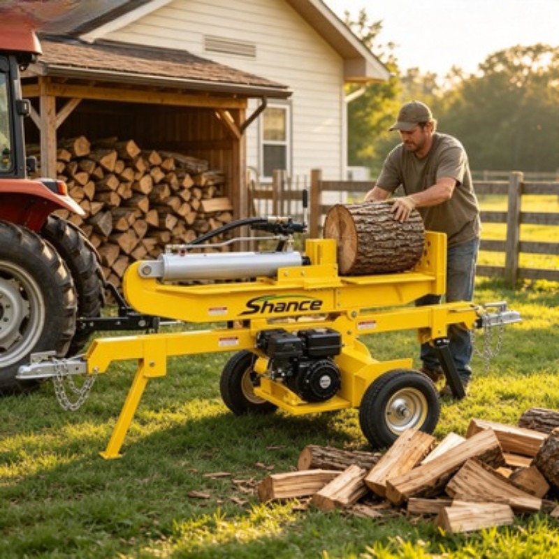 Electric Hydraulic Log Splitte - огляд і ціна Heavy Equipment Processor