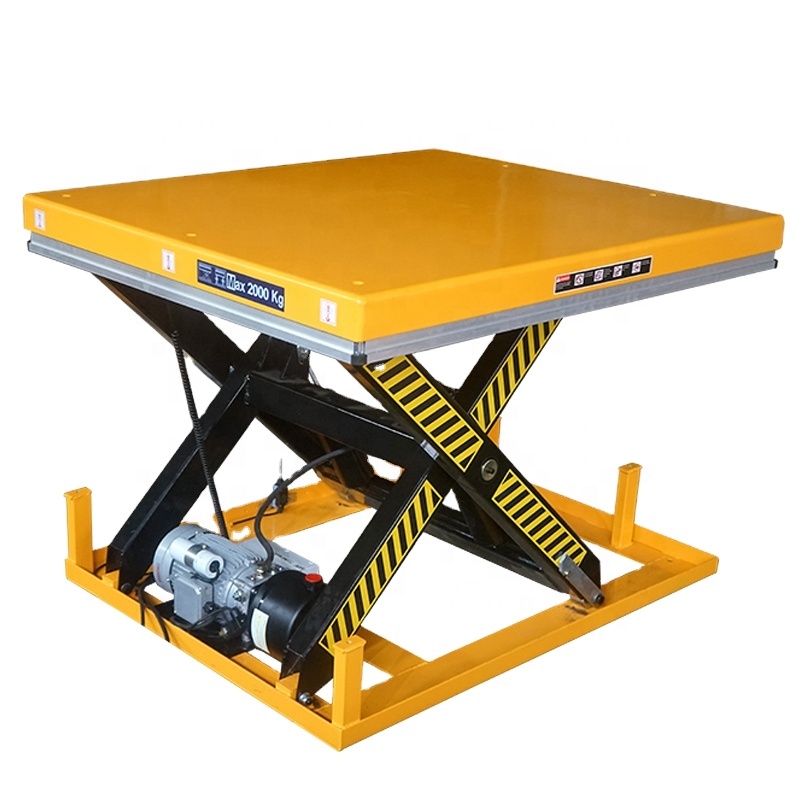 1T Electric Lifting Table Hydr - огляд і ціна Scissor Lift Table Hydraulic